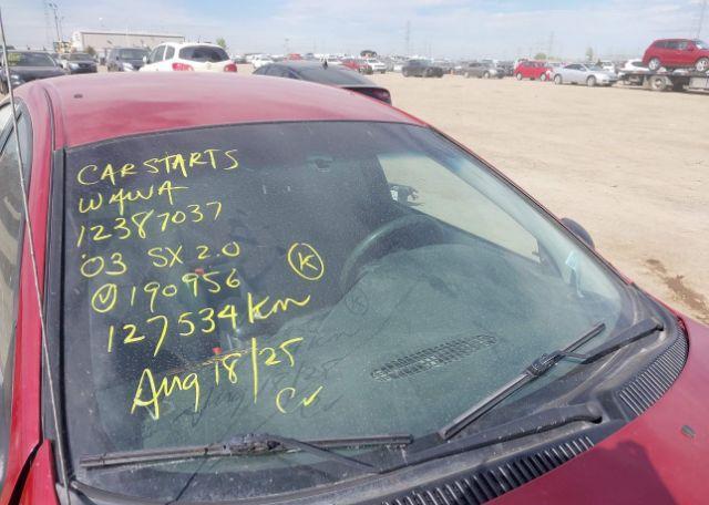 2003 DODGE SX 2.0
