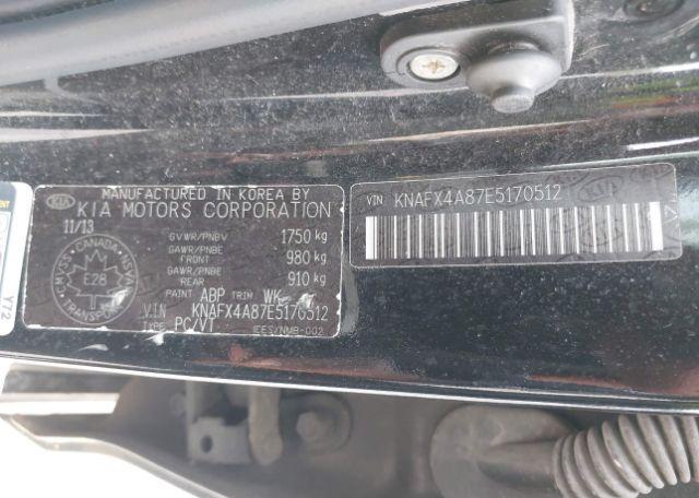 2014 KIA FORTE 2.0L EX