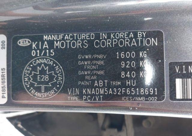 2015 KIA RIO EX