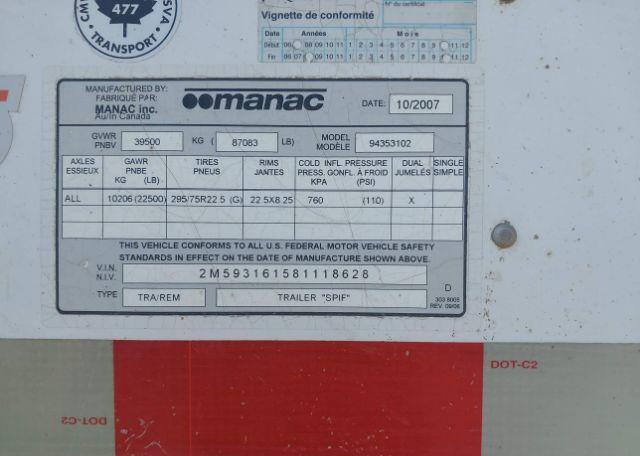 2008 MANAC INC DRYBOX
