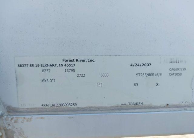 2008 FOREST RIVER cardinal 30LE