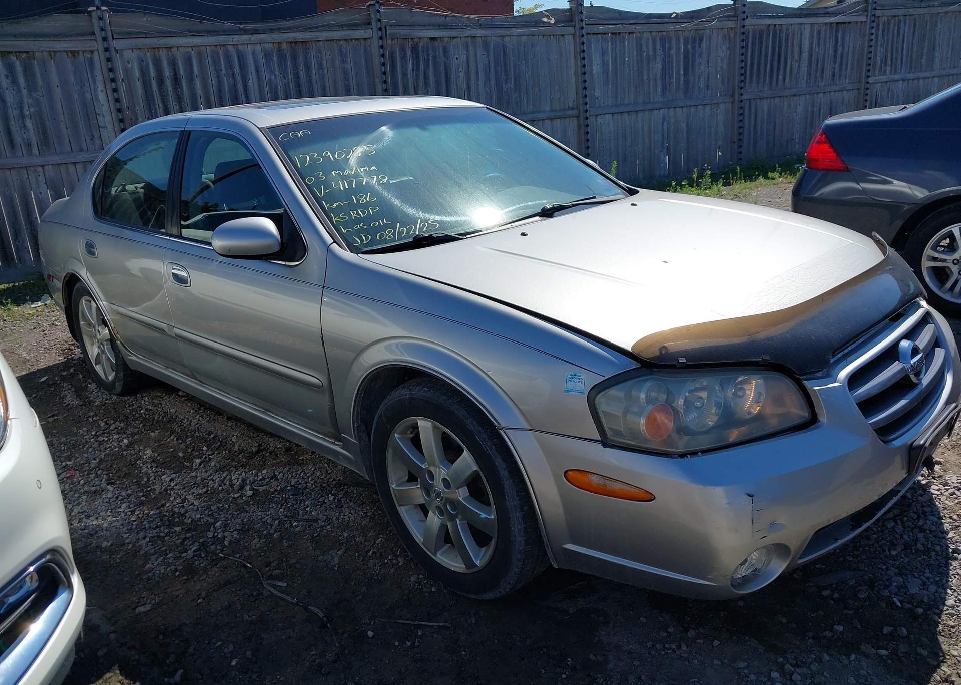 2003 NISSAN MAXIMA GLE