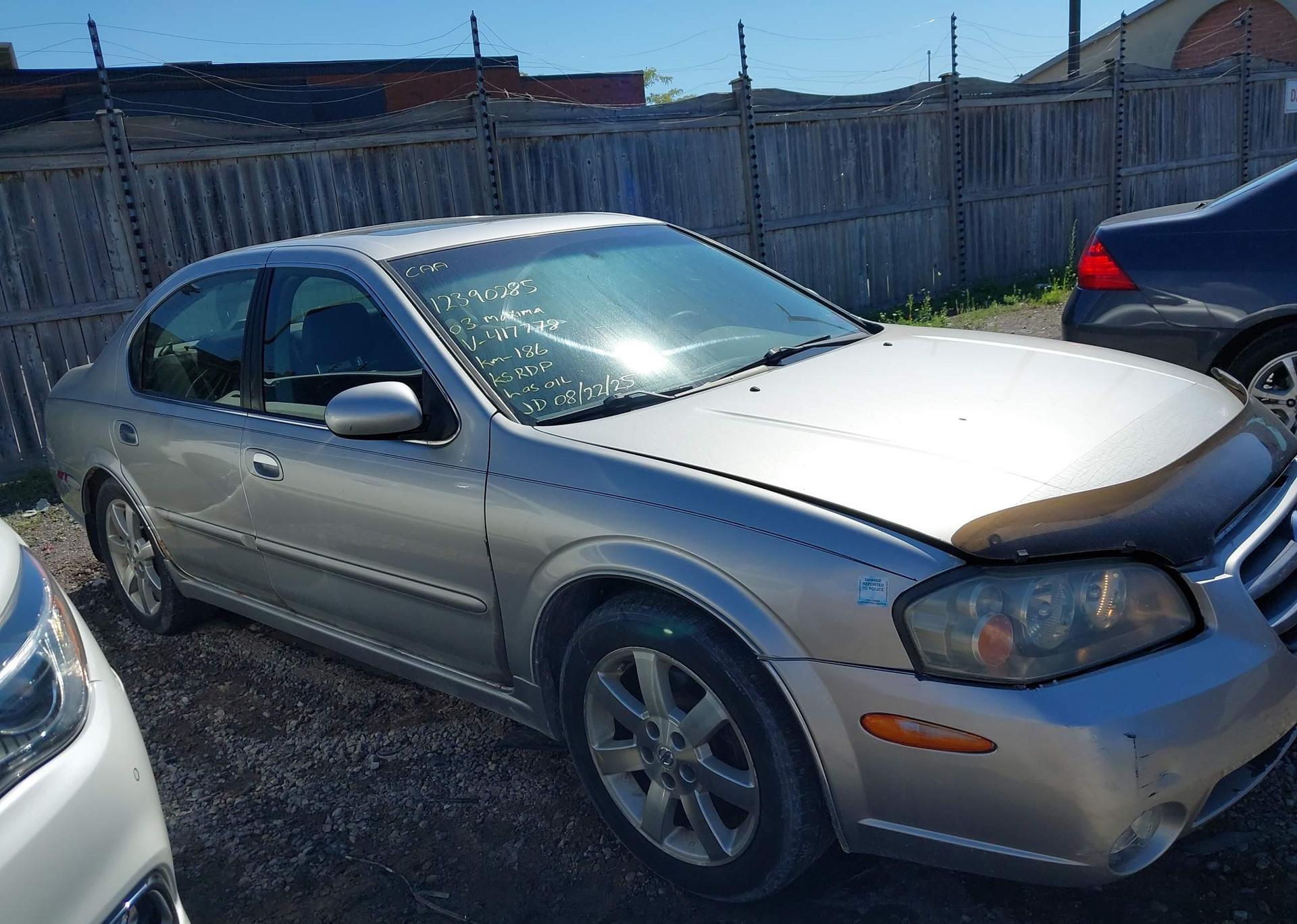 2003 NISSAN MAXIMA GLE