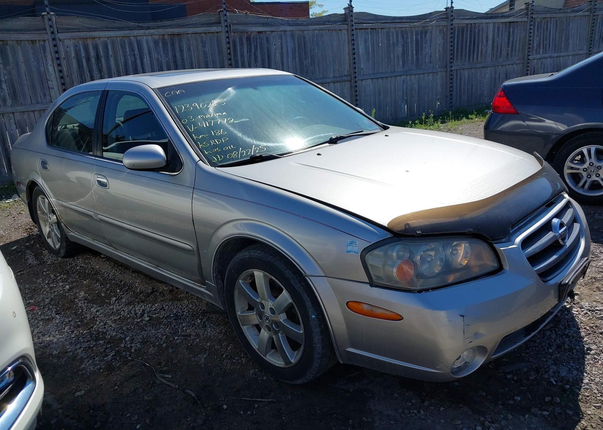 2003 NISSAN MAXIMA GLE