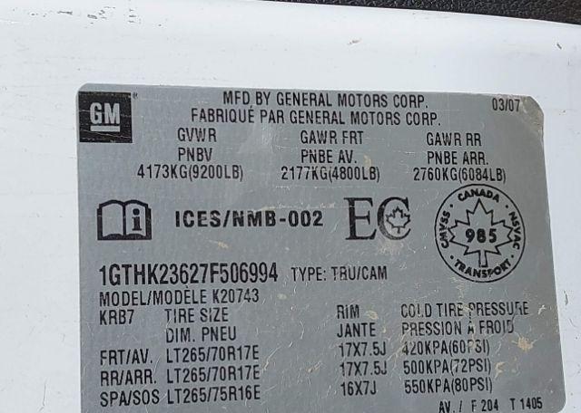 2007 GMC SIERRA 2500HD ALL-NEW SLE