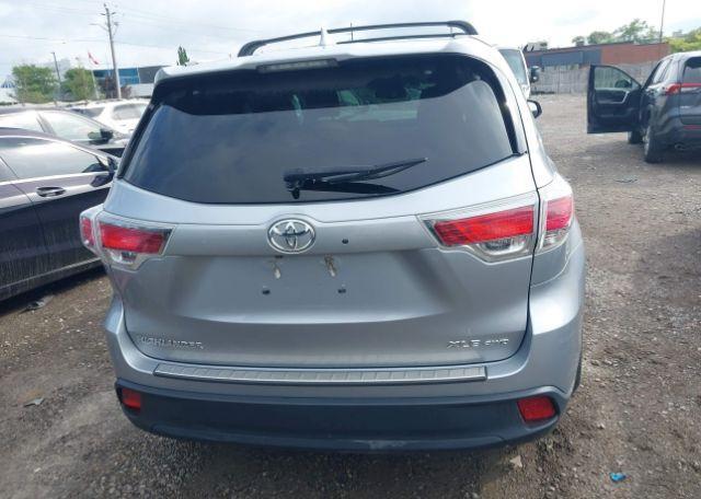 2016 TOYOTA highlander xle