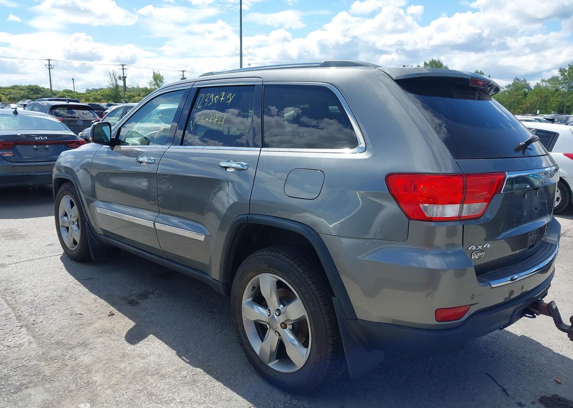2013 JEEP GRAND CHEROKEE OVERLAND