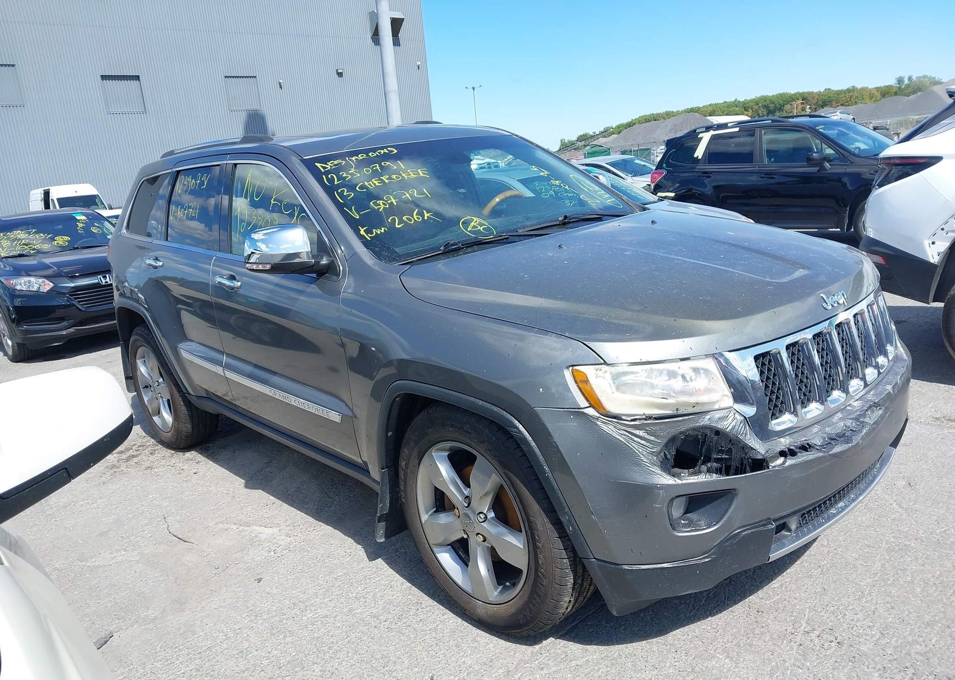 2013 JEEP GRAND CHEROKEE OVERLAND