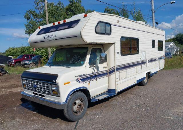 1990 FORD ECONOLINE E350 CUTAWAY VAN