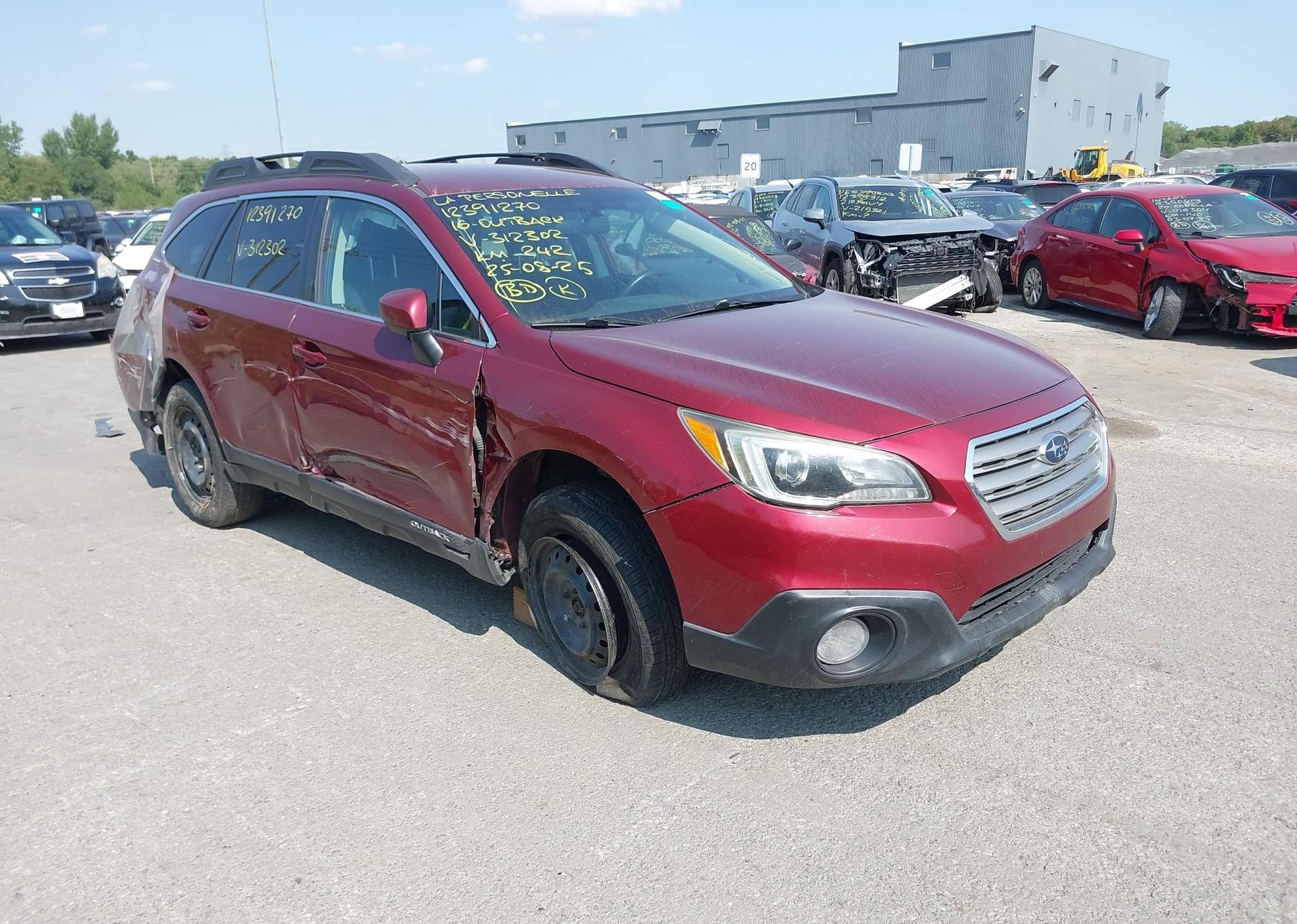 2016 SUBARU OUTBACK 2.5I