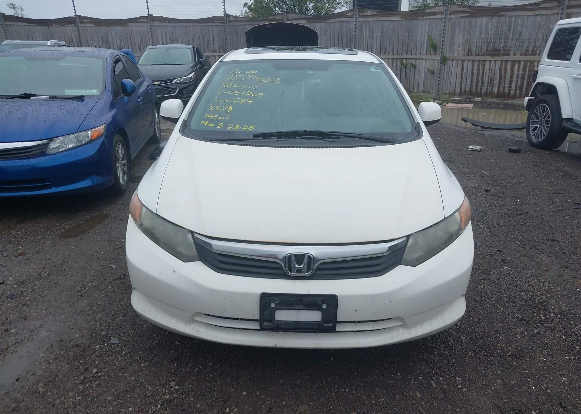 2012 HONDA CIVIC EX