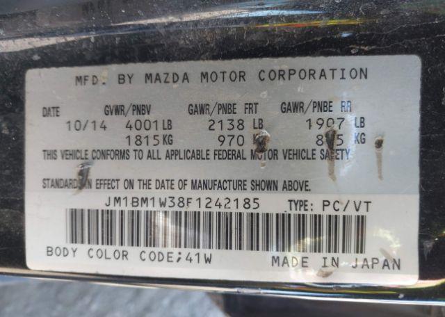 2015 MAZDA MAZDA3 GT
