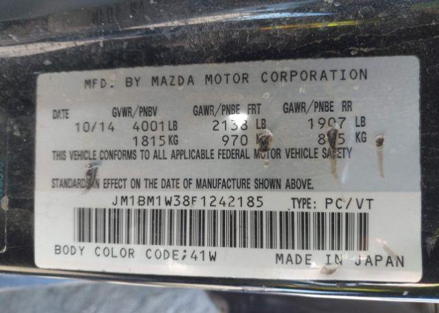 2015 MAZDA MAZDA3 GT