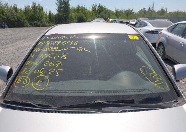2010 HYUNDAI ACCENT GL