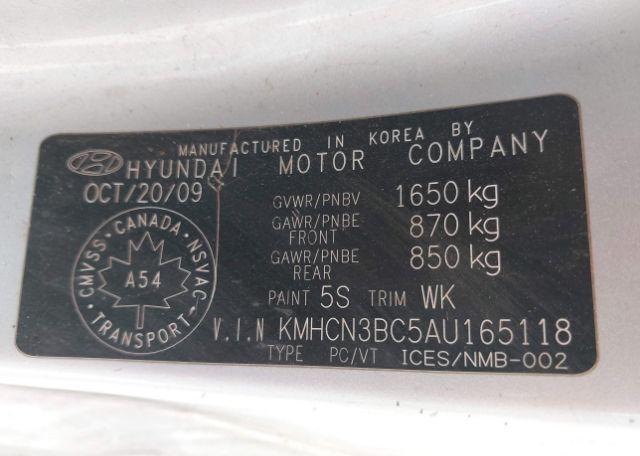 2010 HYUNDAI ACCENT GL