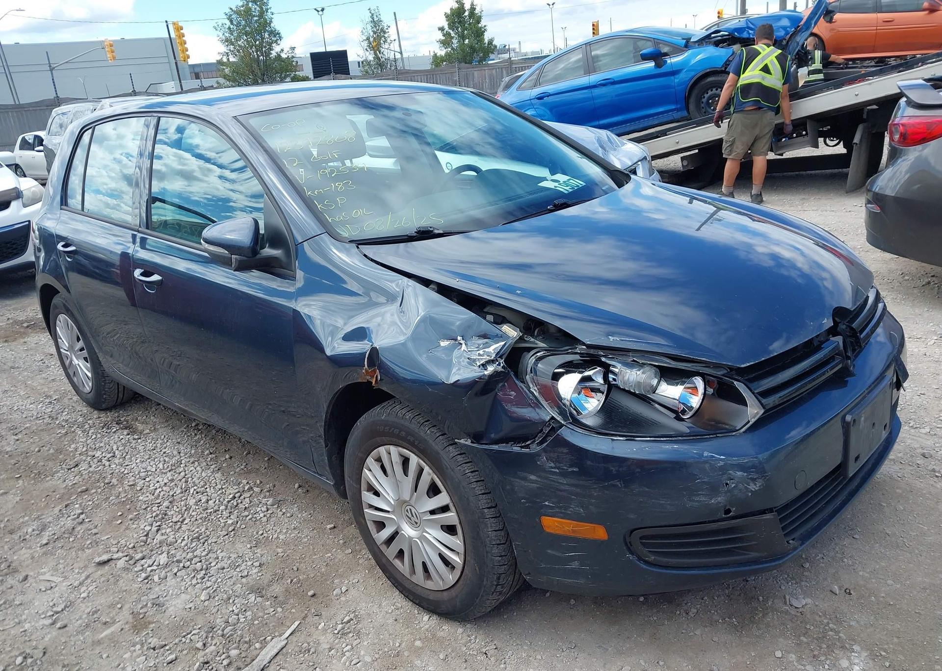2012 VOLKSWAGEN GOLF 2.5L COMFORTLINE