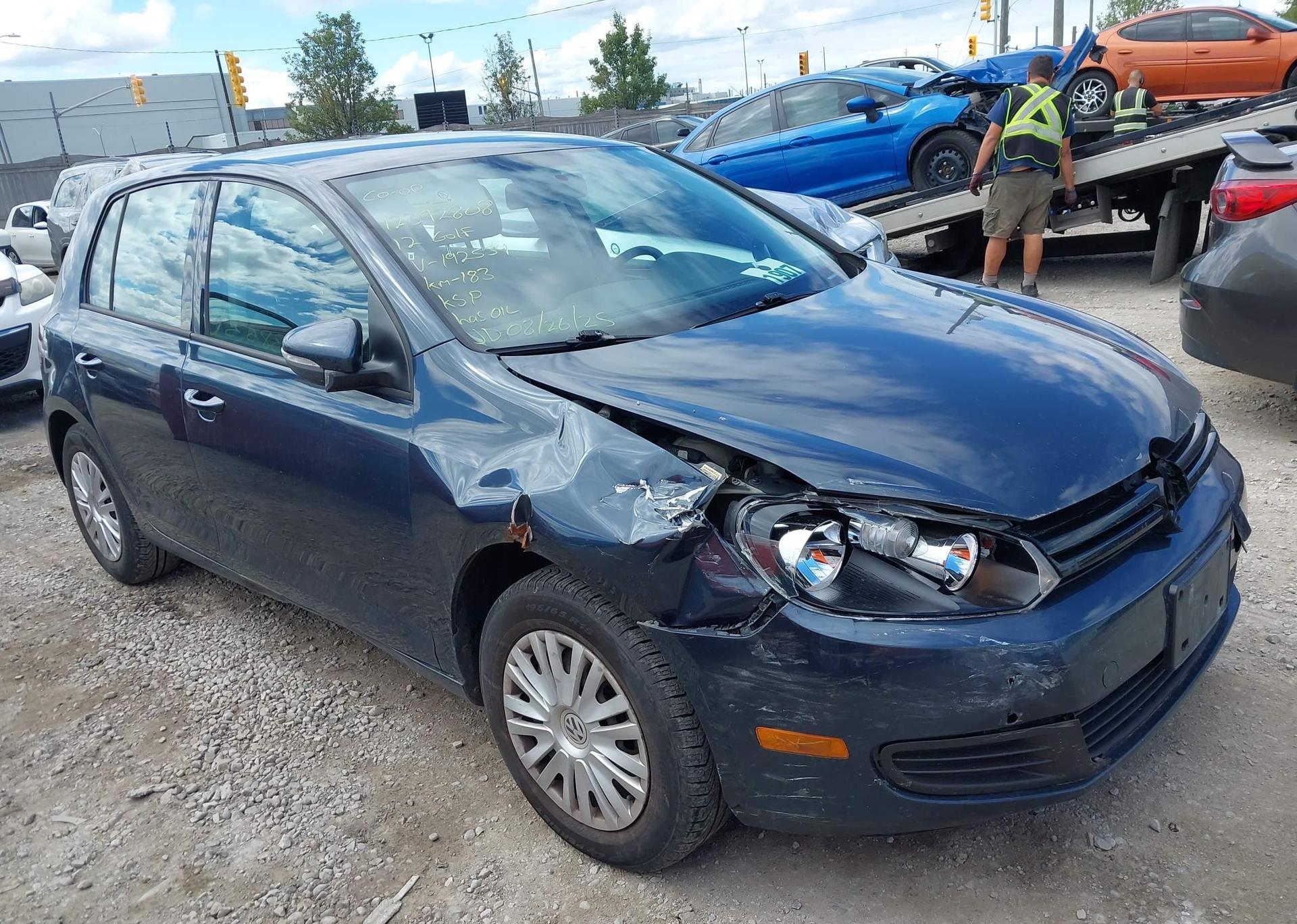 2012 VOLKSWAGEN GOLF 2.5L COMFORTLINE