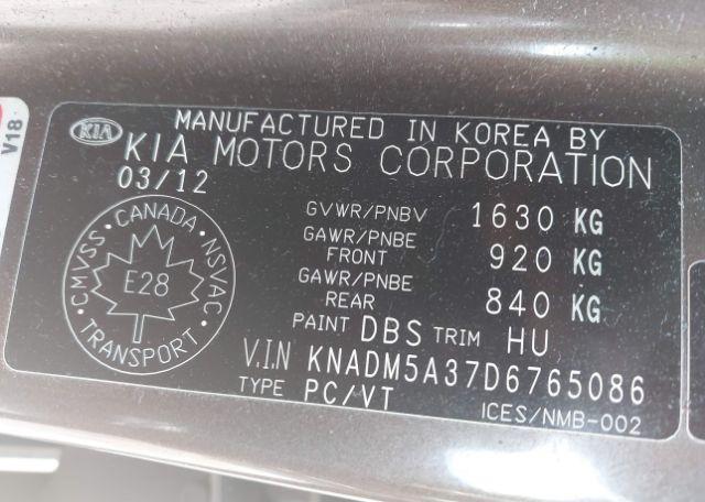 2013 KIA RIO EX