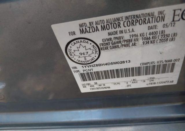 2013 MAZDA MAZDA6 GS-I4
