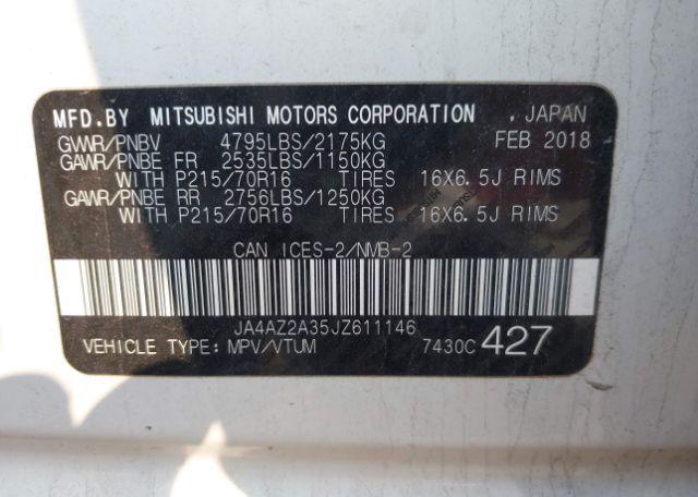 2018 MITSUBISHI OUTLANDER ES