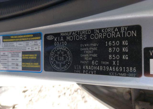 2010 KIA RIO EX