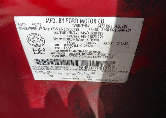 2017 FORD TAURUS LIMITED