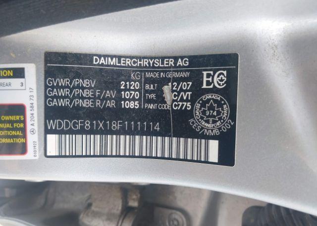 2008 MERCEDES-BENZ C 300 4MATIC