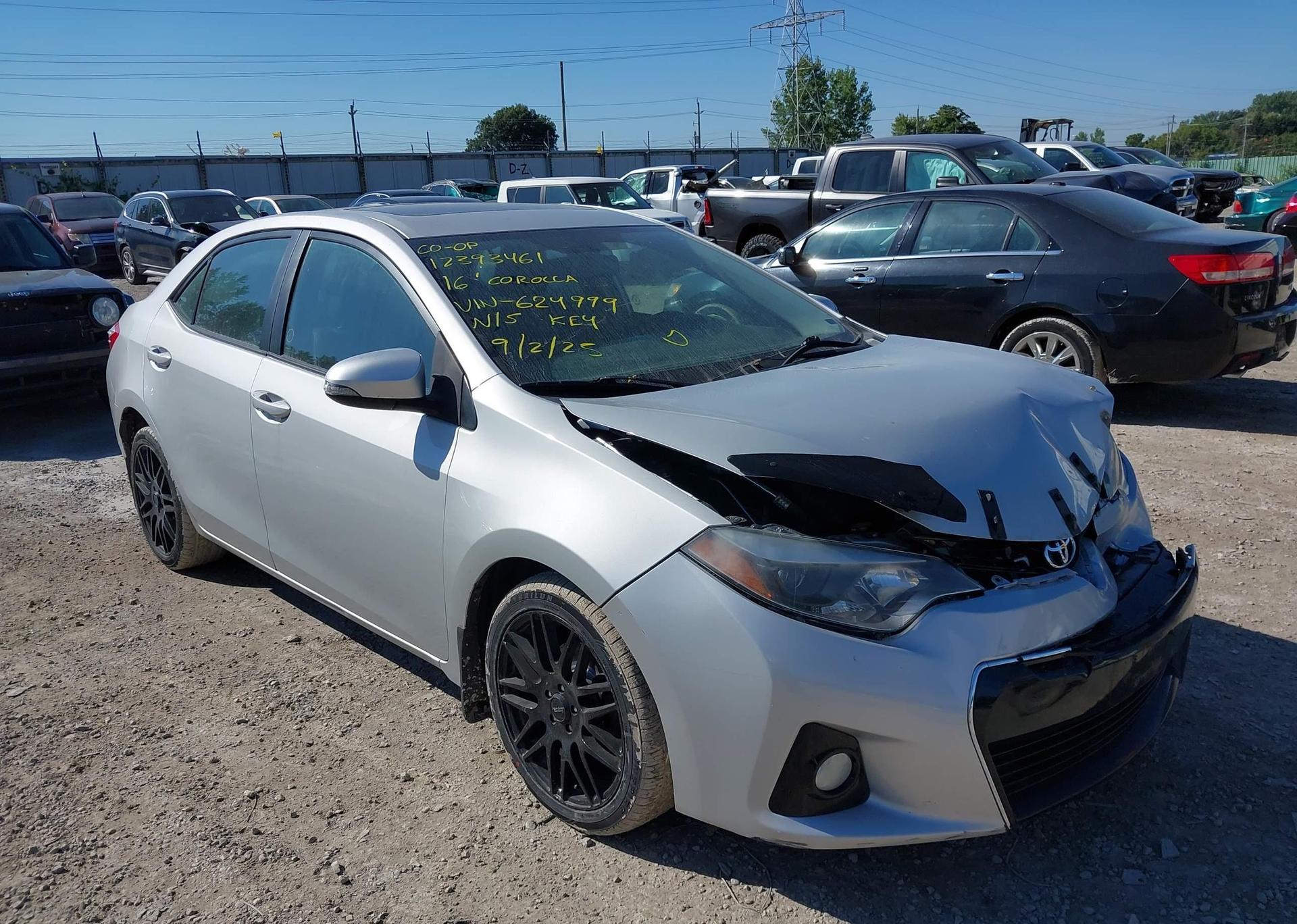 2016 TOYOTA COROLLA S