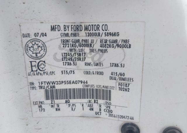 2005 FORD F-350 LARIAT