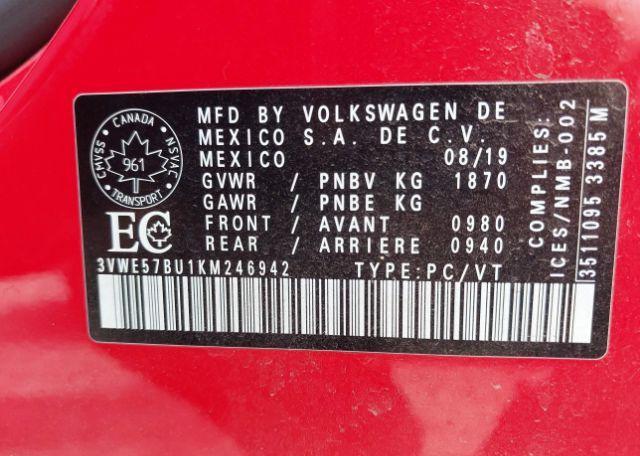 2019 VOLKSWAGEN JETTA
