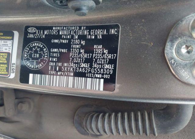 2015 KIA SORENTO LX