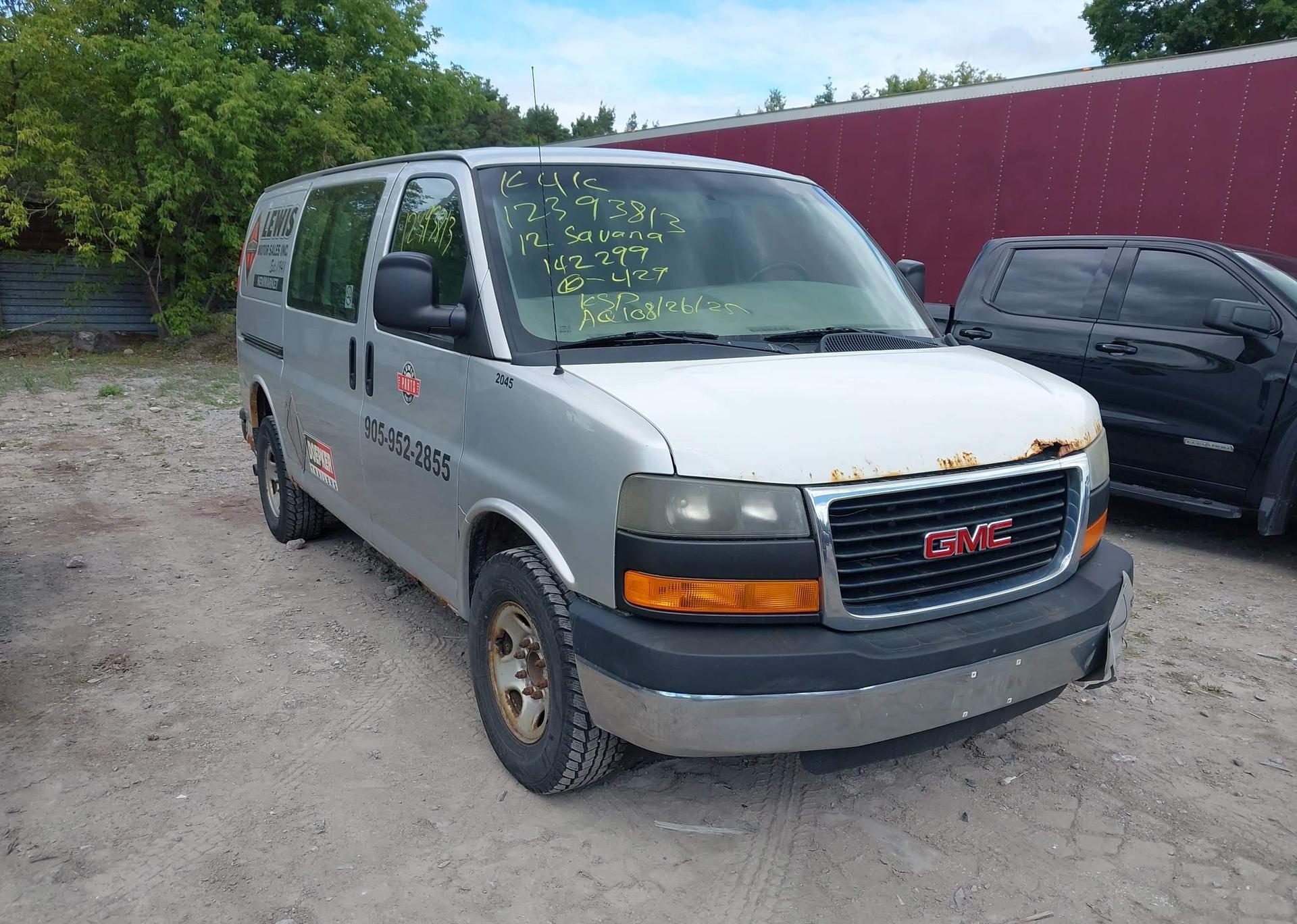 2012 GMC SAVANA G3500
