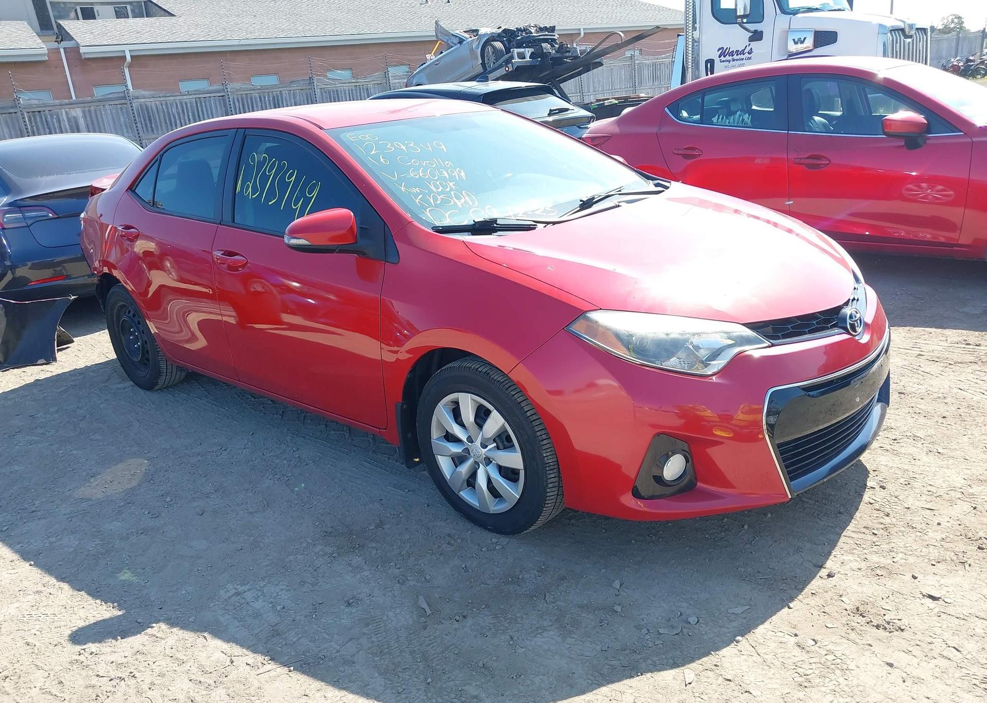 2016 TOYOTA COROLLA S