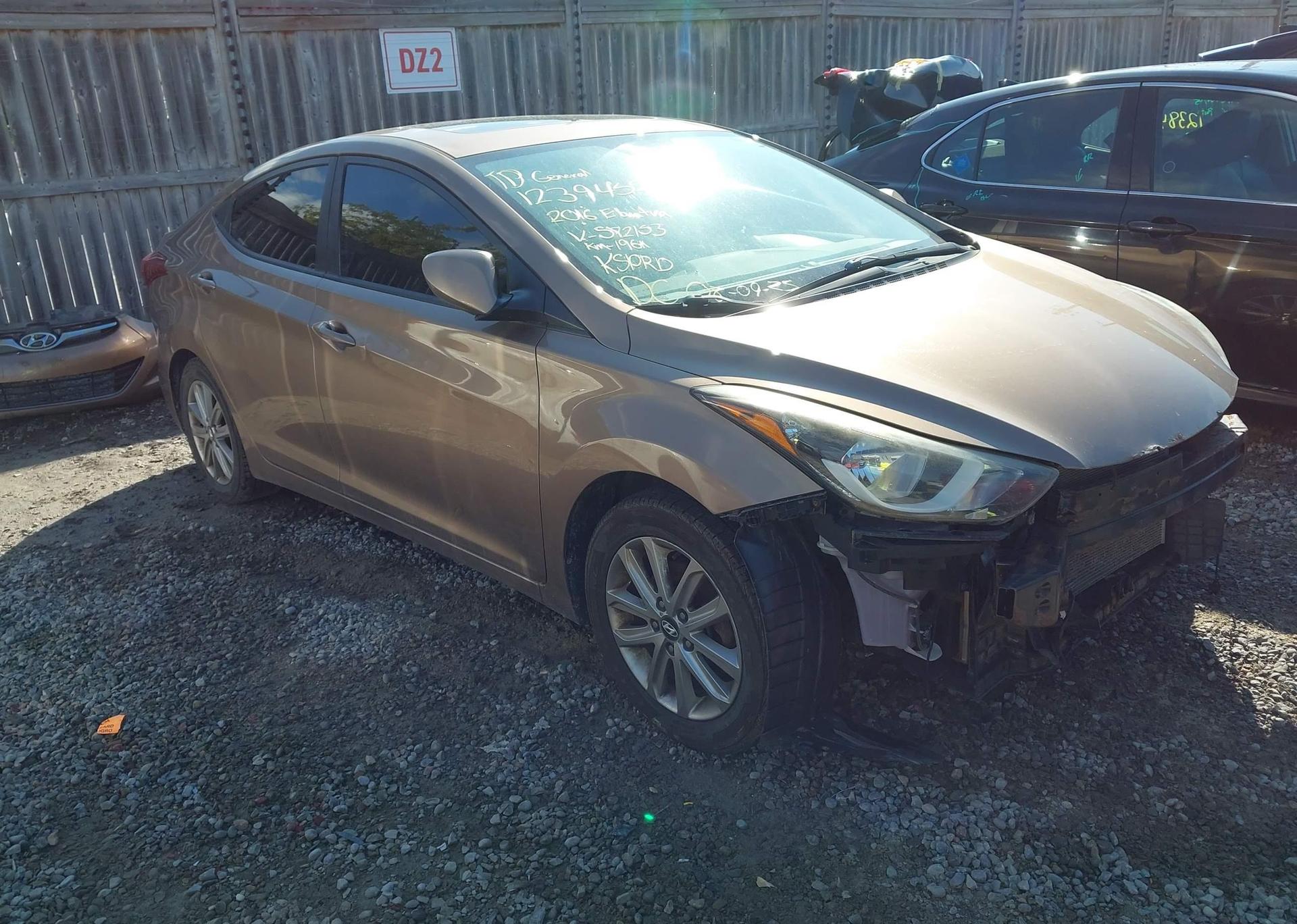 2016 HYUNDAI ELANTRA SPORT APPEARANCE