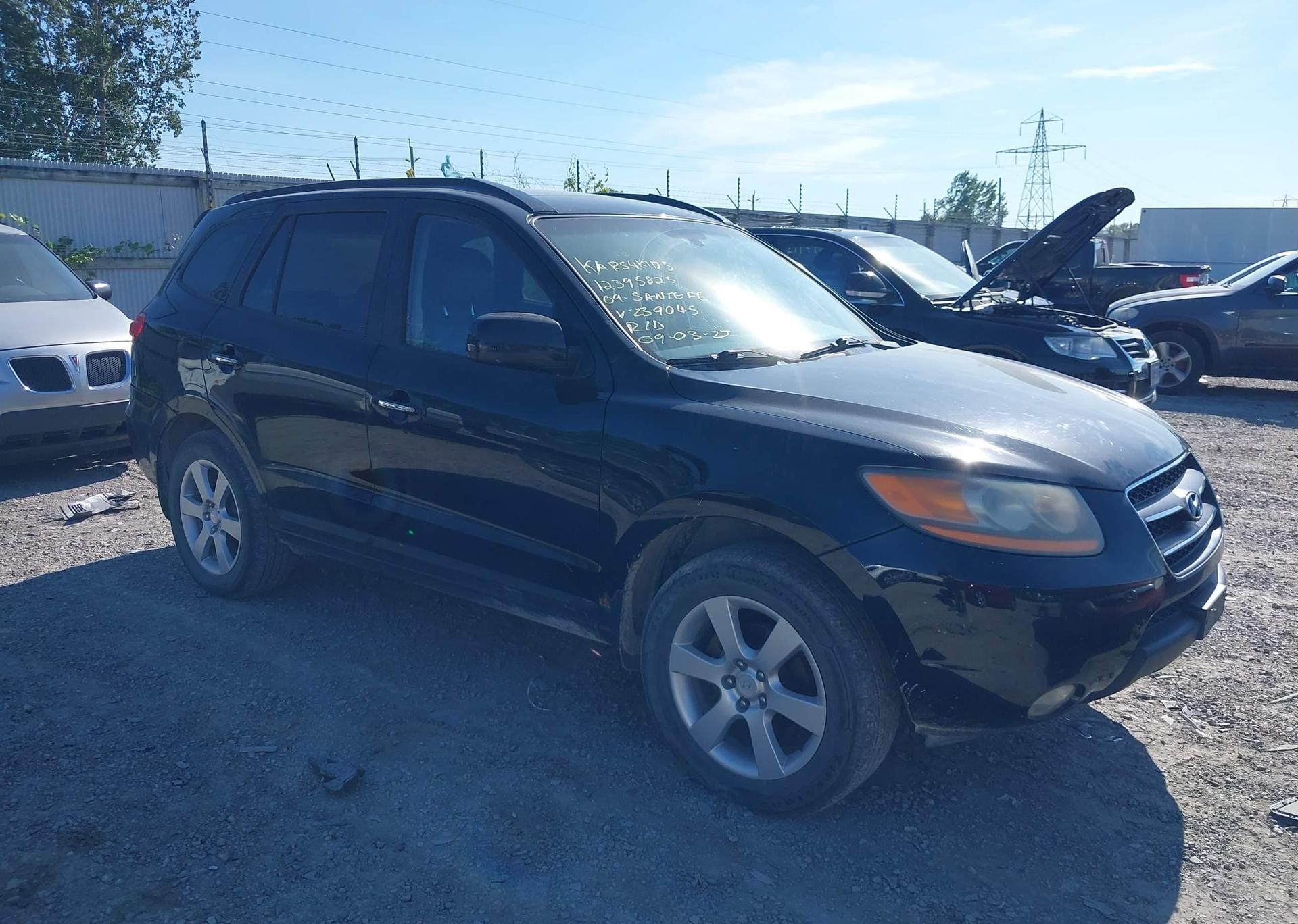 2009 HYUNDAI SANTA FE SE