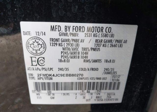 2014 FORD EDGE SEL
