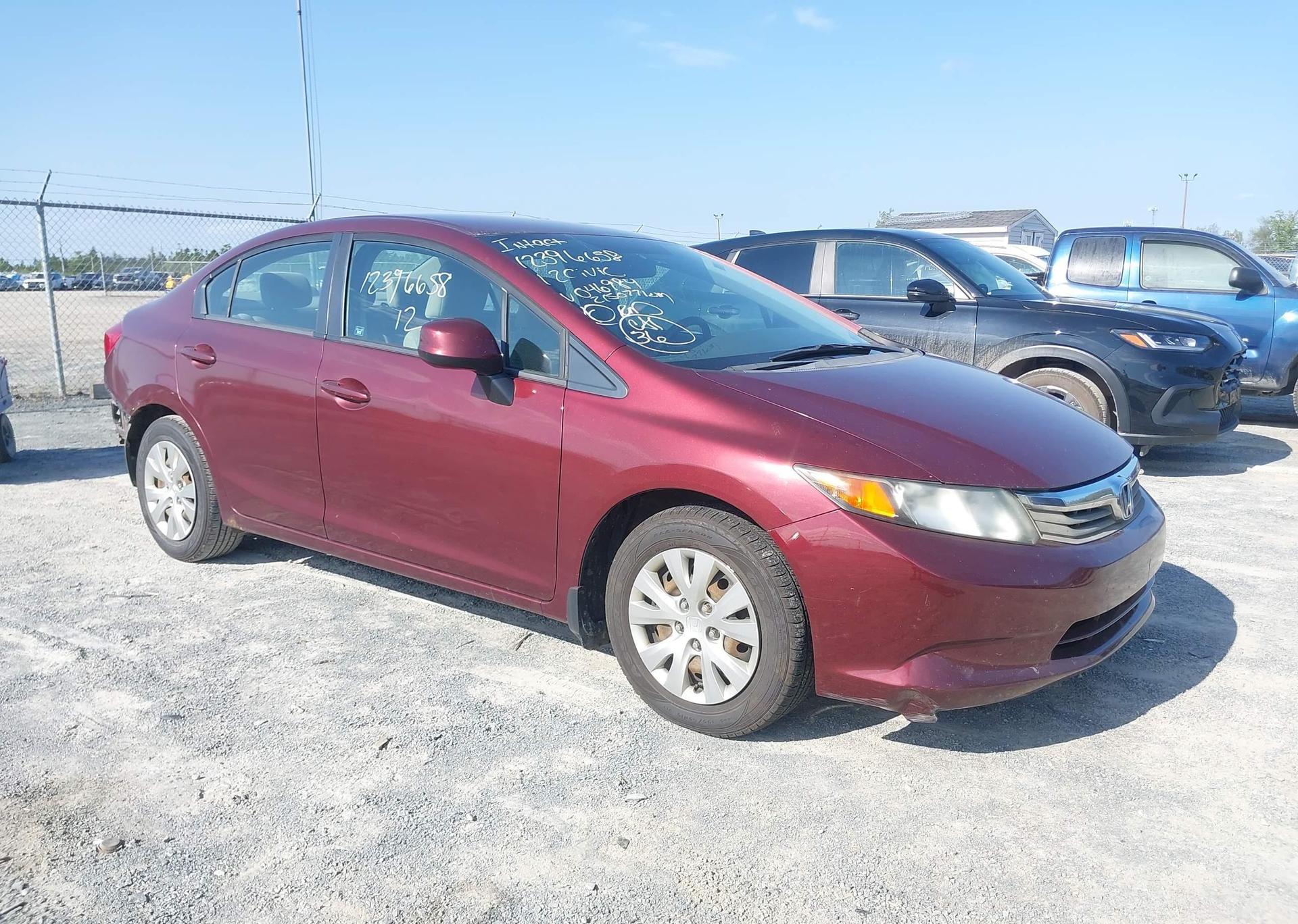 2012 HONDA CIVIC LX