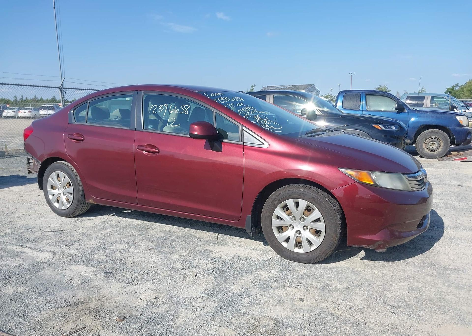 2012 HONDA CIVIC LX