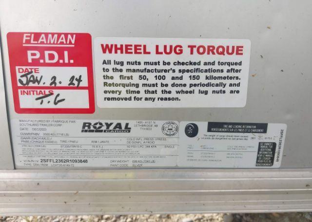 2024 ROYAL CARGO TRAILER