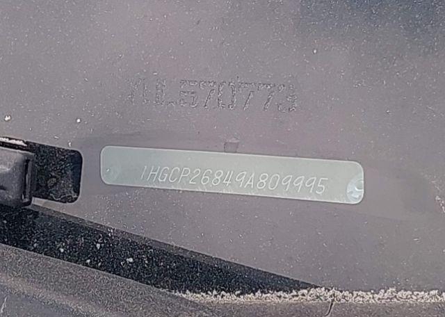 2009 HONDA ACCORD EX-L