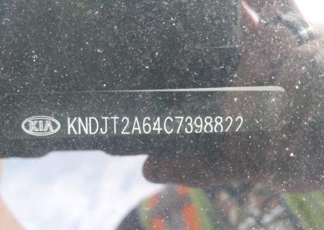 2012 KIA SOUL 2.0L 2U