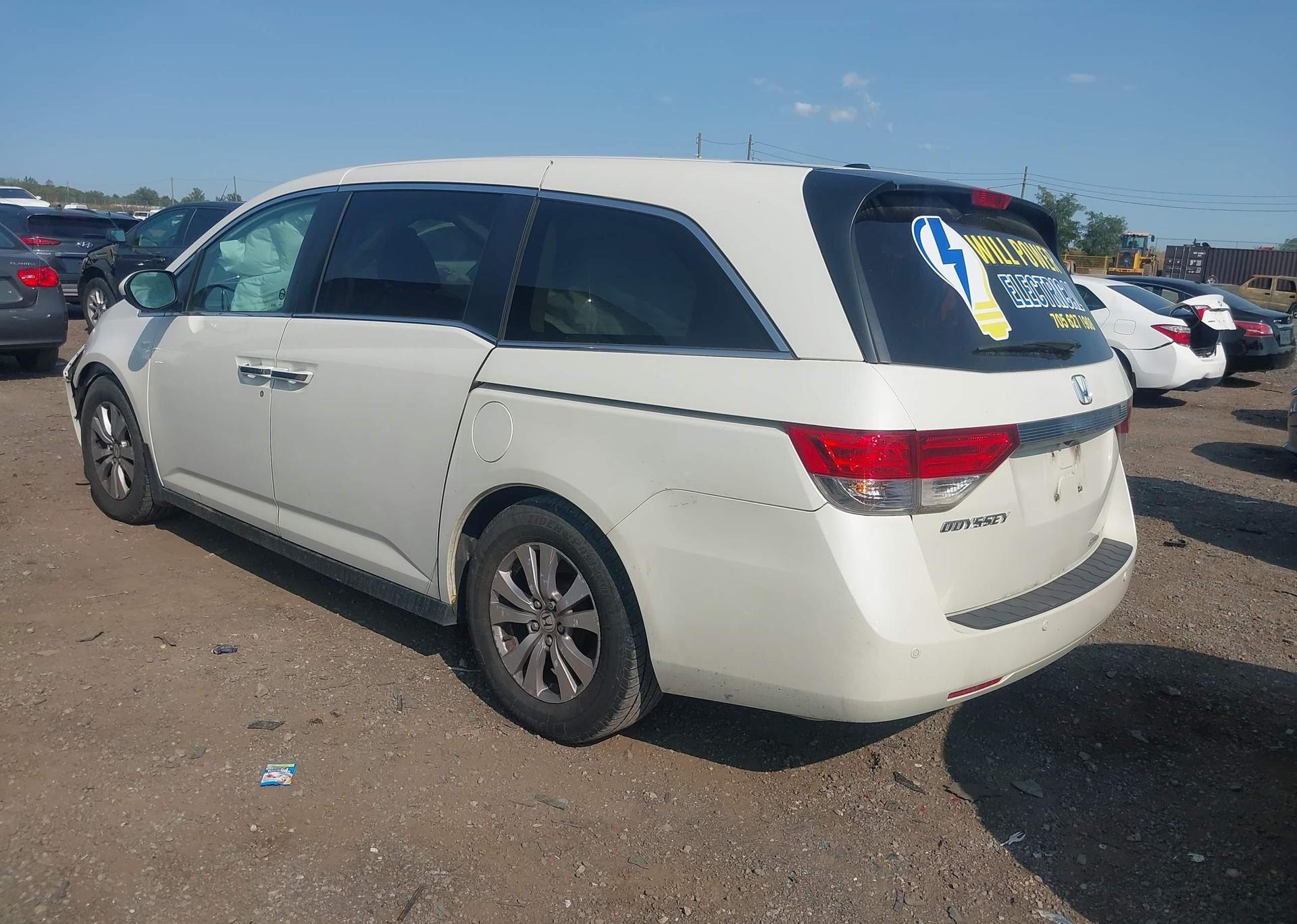 2016 HONDA ODYSSEY EXL