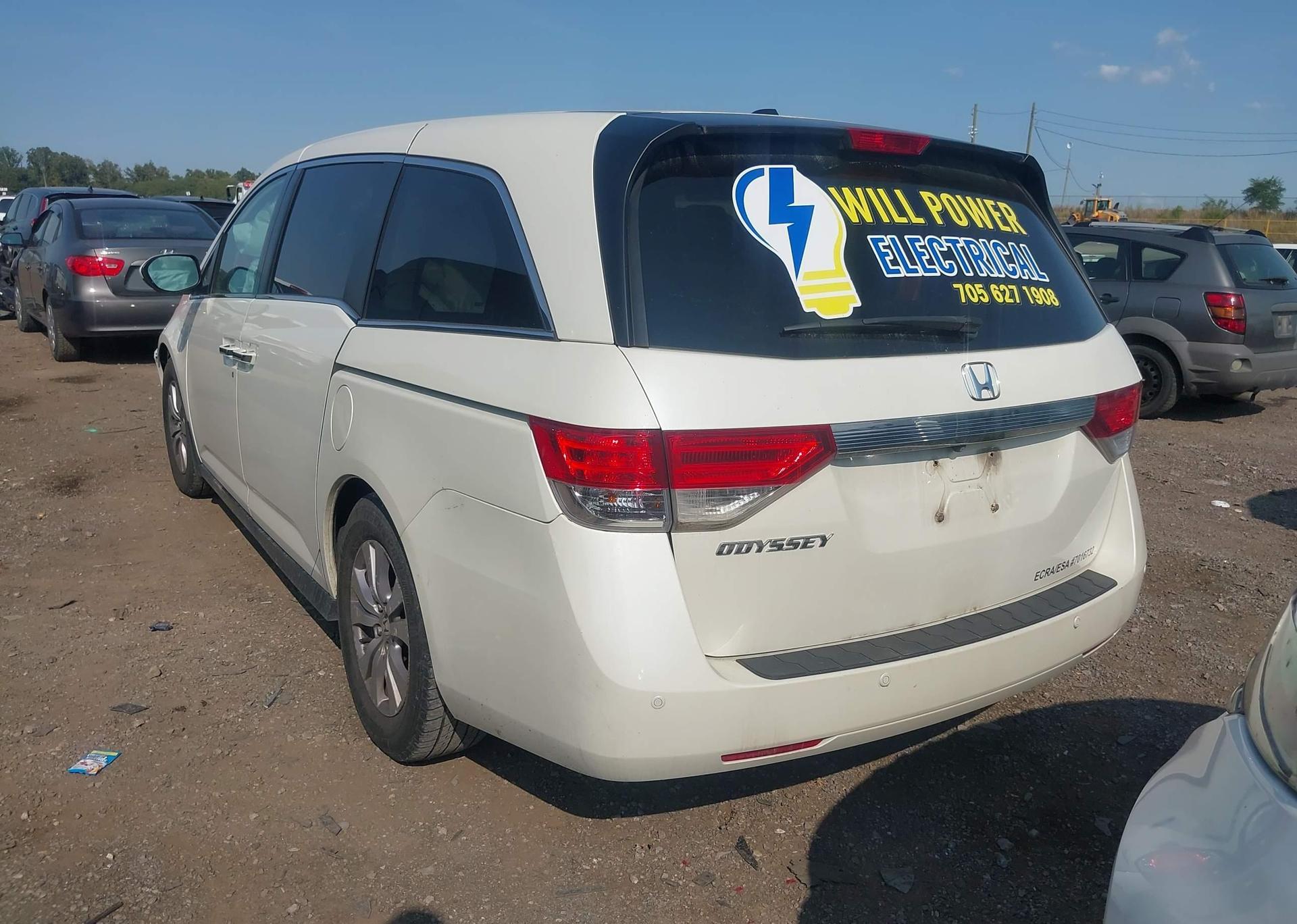 2016 HONDA ODYSSEY EXL