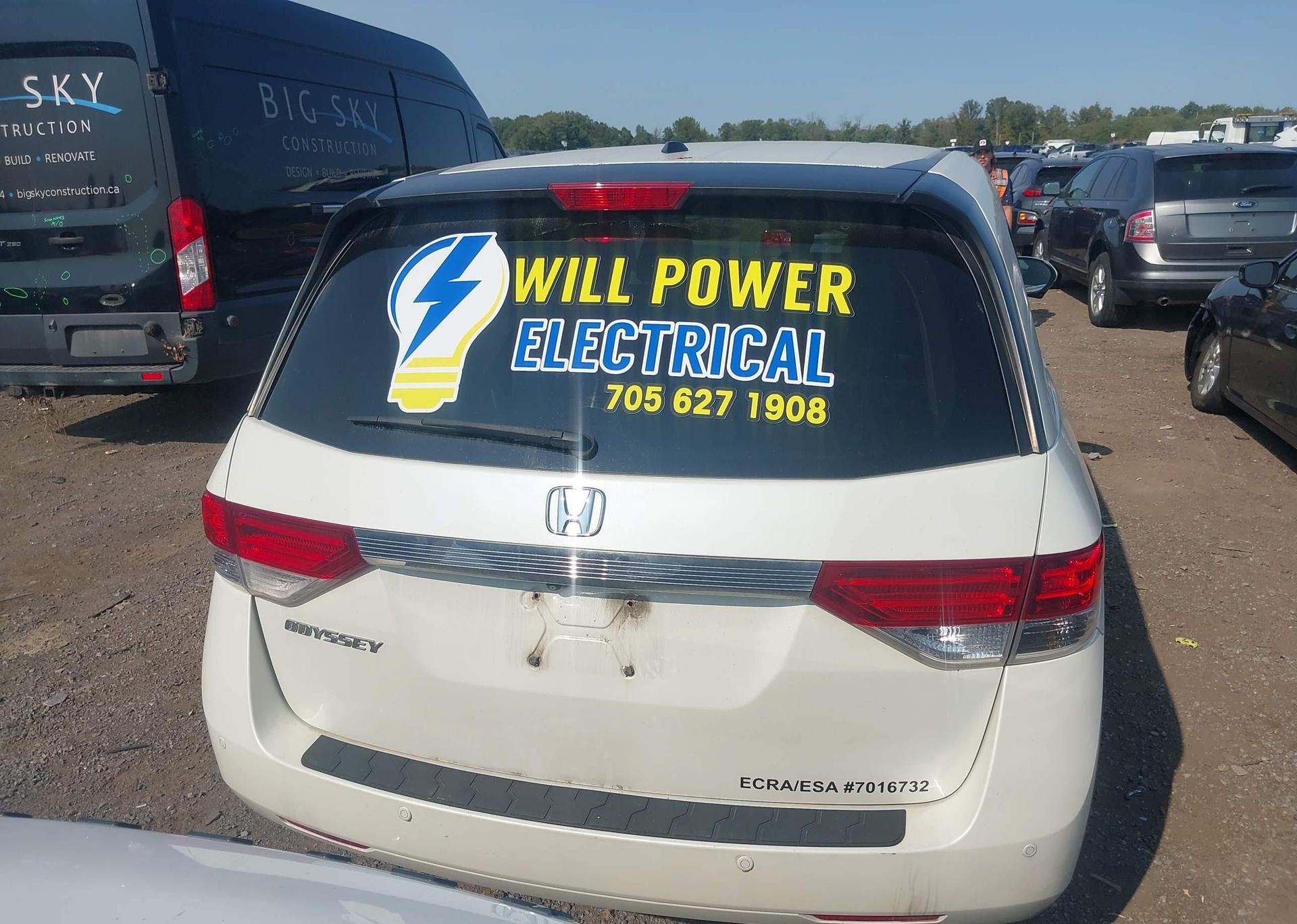 2016 HONDA ODYSSEY EXL