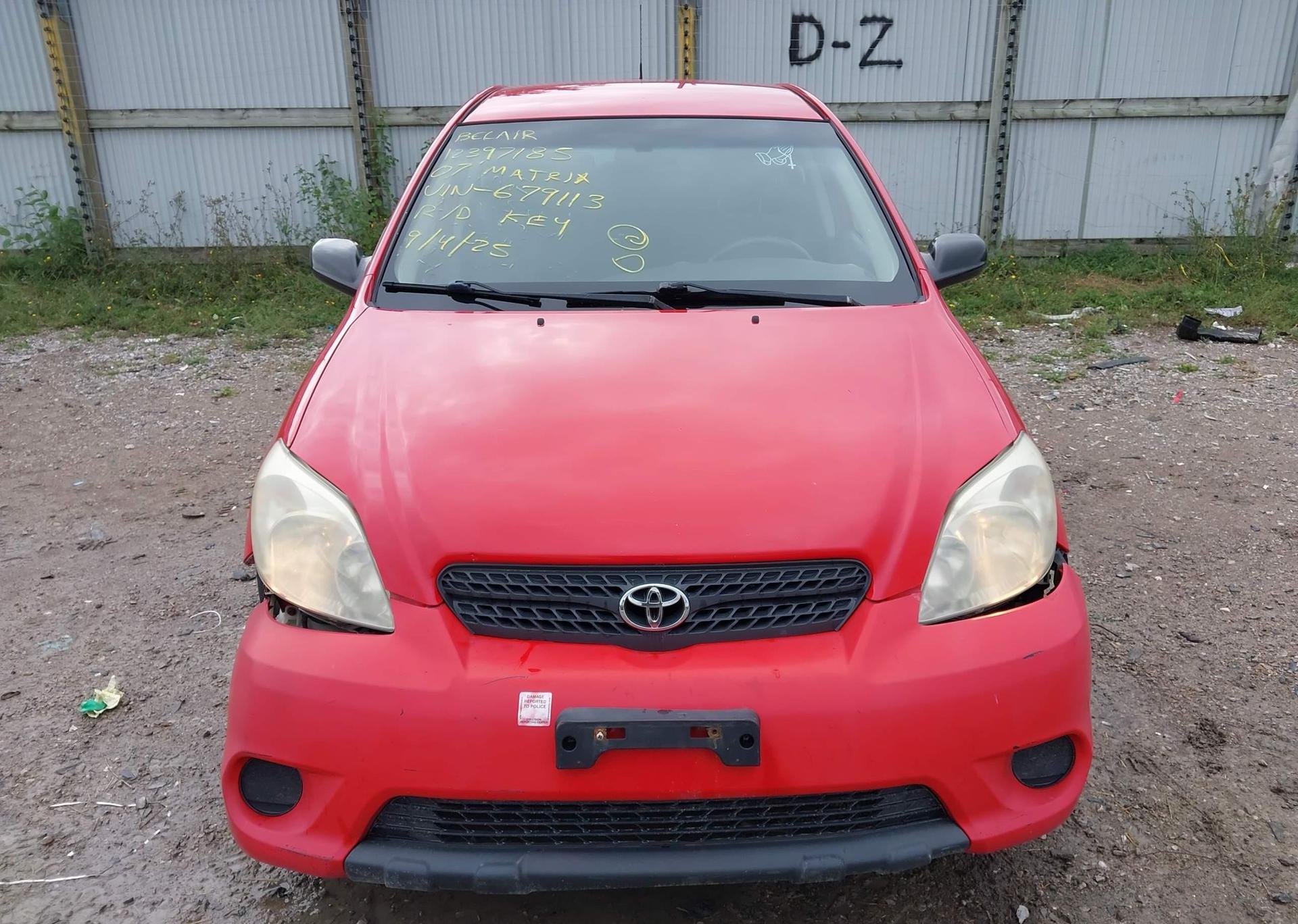 2007 TOYOTA Matrix XR