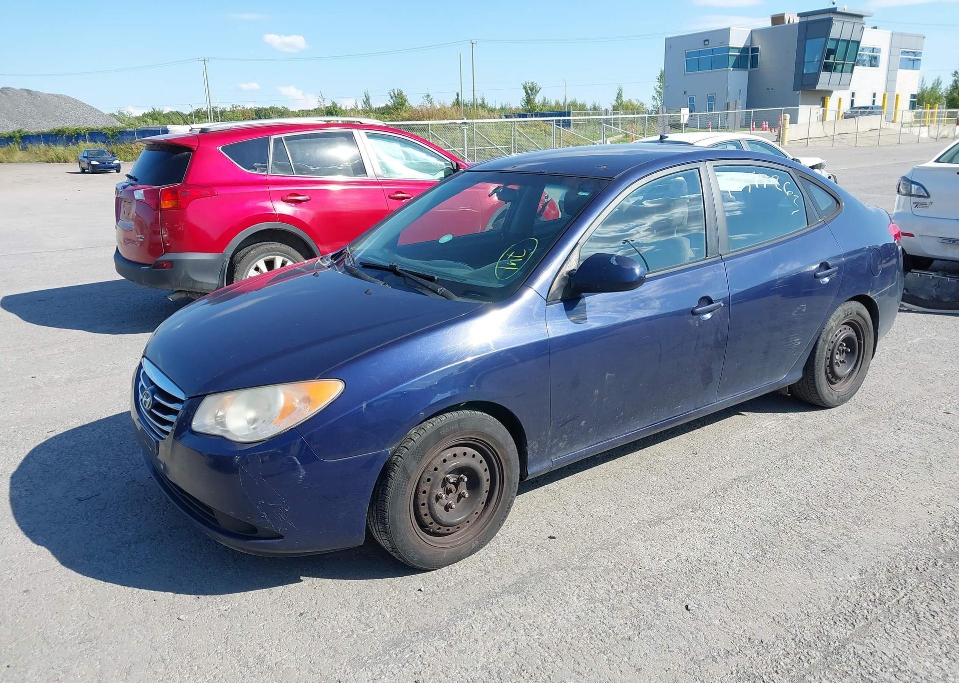 2010 HYUNDAI ELANTRA BLUE