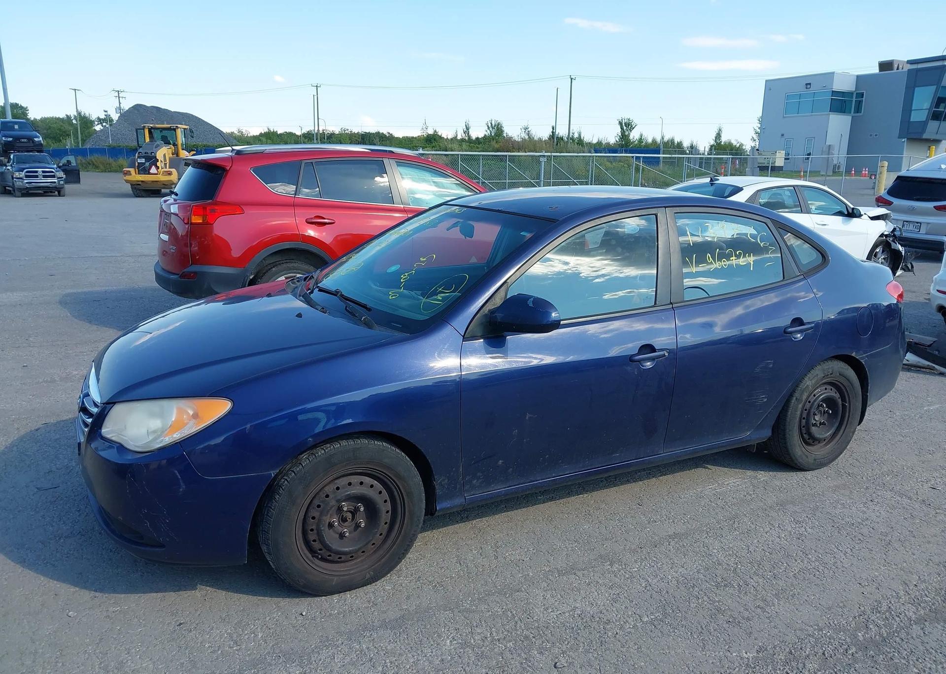 2010 HYUNDAI ELANTRA BLUE