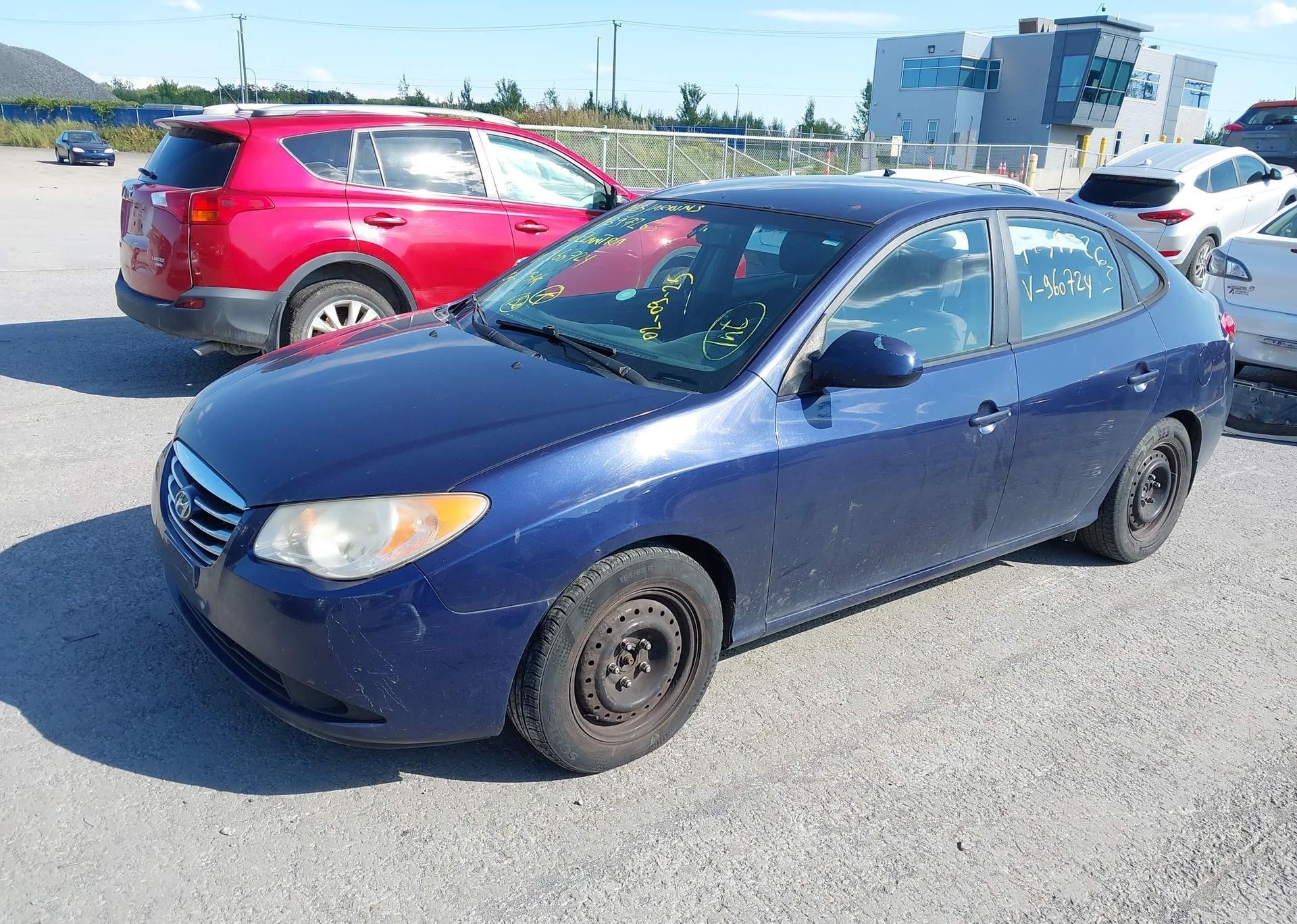 2010 HYUNDAI ELANTRA BLUE