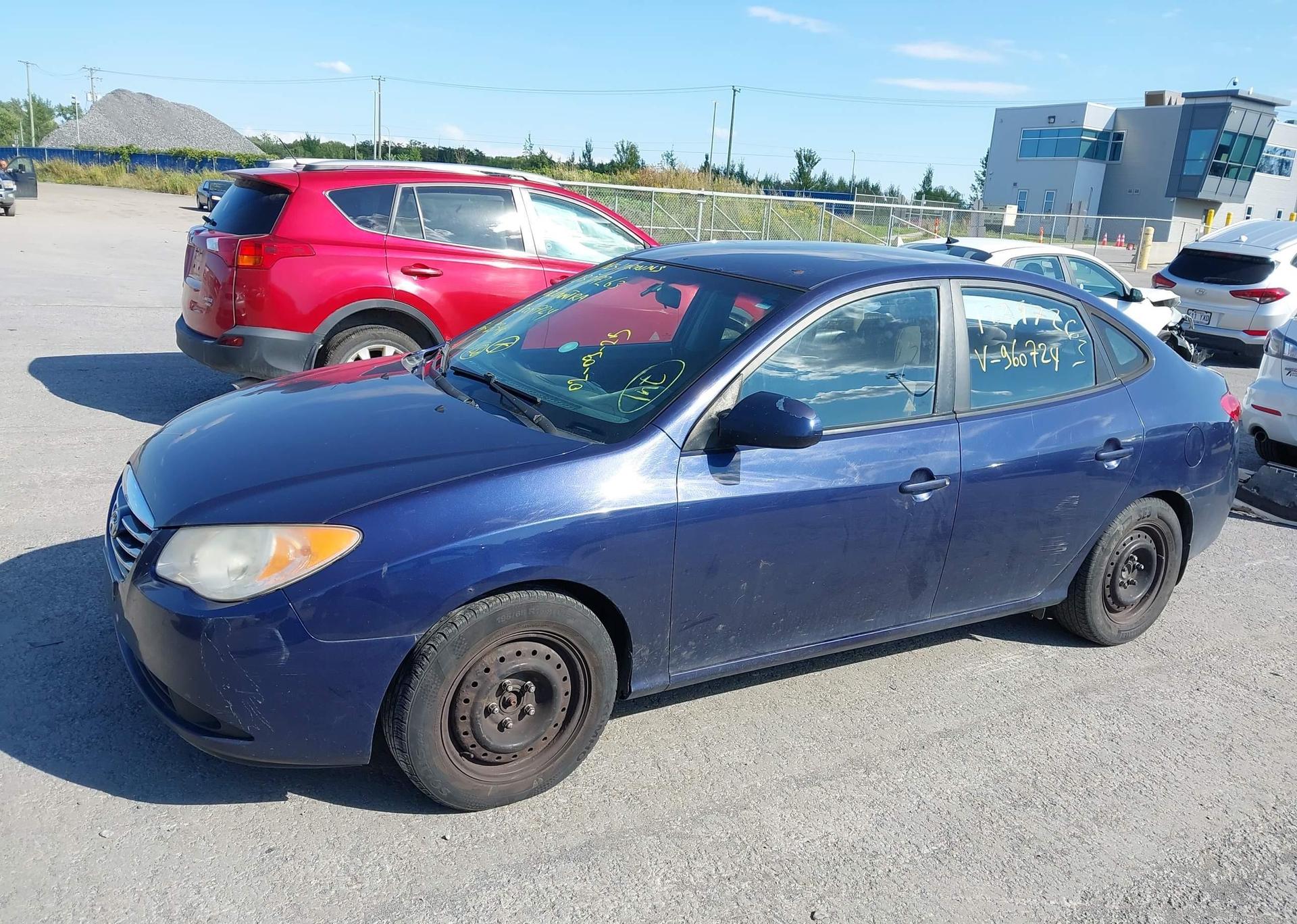 2010 HYUNDAI ELANTRA BLUE
