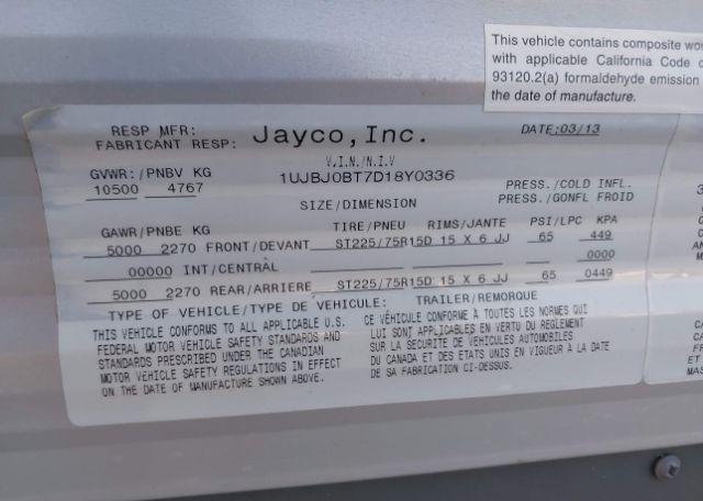 2013 JAYCO JAYFLIGHT 33BHTS
